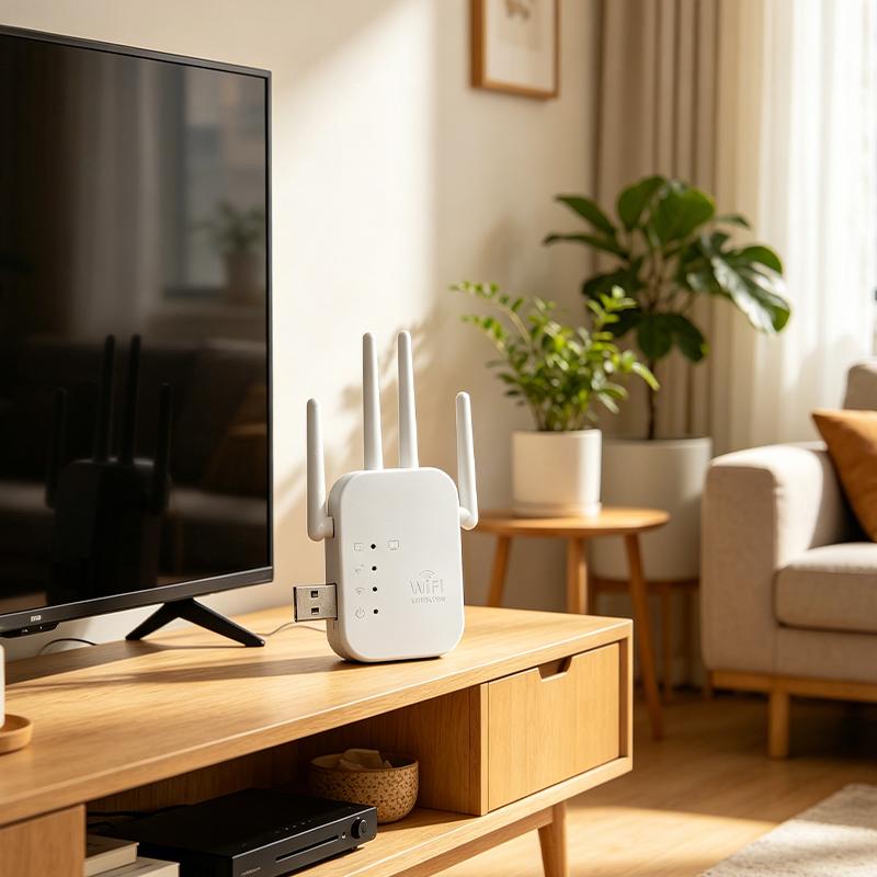 Wifi Extenders Signal Booster 2.4G Wireless Wifi Internet Repeater 300Mbps 4 Antenna Long Range With Ethernet Port For Home