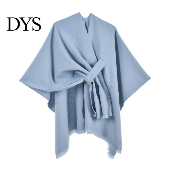 Sciarpa a tinta unita da donna Autunno Inverno Double Face Delicata sulla pelle per Imitazione Cashmere Sciarpa Versatile Cardigan