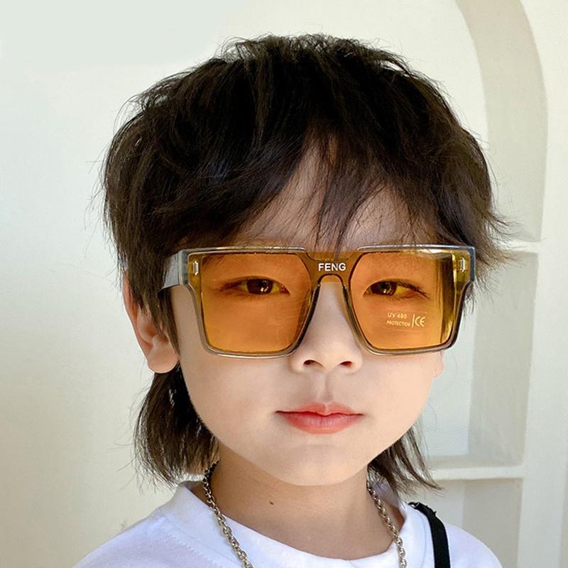 Fashion Kids Sunglasses Children Brand Square Sun Glasses Anti-uv Baby Sun-shading Eyeglasses Girl Boy Sunglass UV400