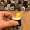 New Creativity Novelty Simulation Food Sushi Fish Bamboo Wheel Squeeze Stress Relief Toy Children'S Fun Pendants Craft Gift