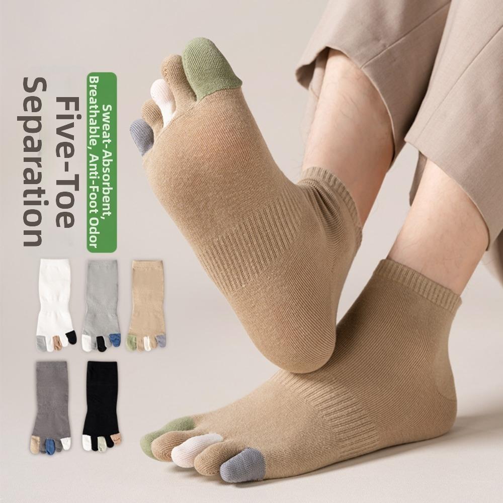 Hosiery Five Toe Socks Anti-slip Sports Socks Fashion Men's Five Finger Socks Running