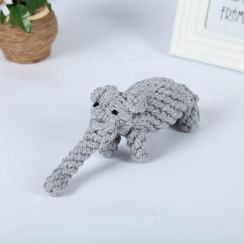 

Braided Cotton Rope Elephant Pet Chew Toy