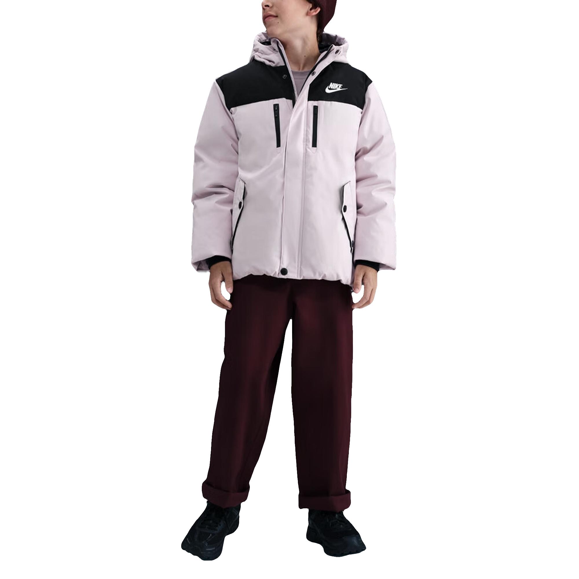 

Nike Kids Down Jackets Hooded Non Detachable Moderate Hooded Waterproof HQ7165-019 XL