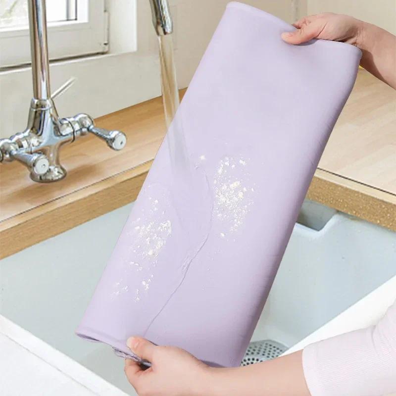 Large Size Silicone Kneading Pad Non-Stick Surface Rolling Dough Mat With Scale Kitchen Cooking Pastry Sheet Oven Liner Bakeware