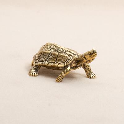 Retro Messing Schildkröte Statue Desktop Ornamente Solide Kupfer Schildkröte Figuren
