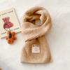 Money Rabbit Boundless, Wool-containing New Scarf Women's Autumn and Winter Korean Version Versatile Cute Girl Student Neck Scarf