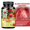 Capsule premium per il supporto della pressione sanguigna, contenenti biancospino e fiore di ibisco, promuovono una sana circolazione sanguigna, 120 capsule per confezione.