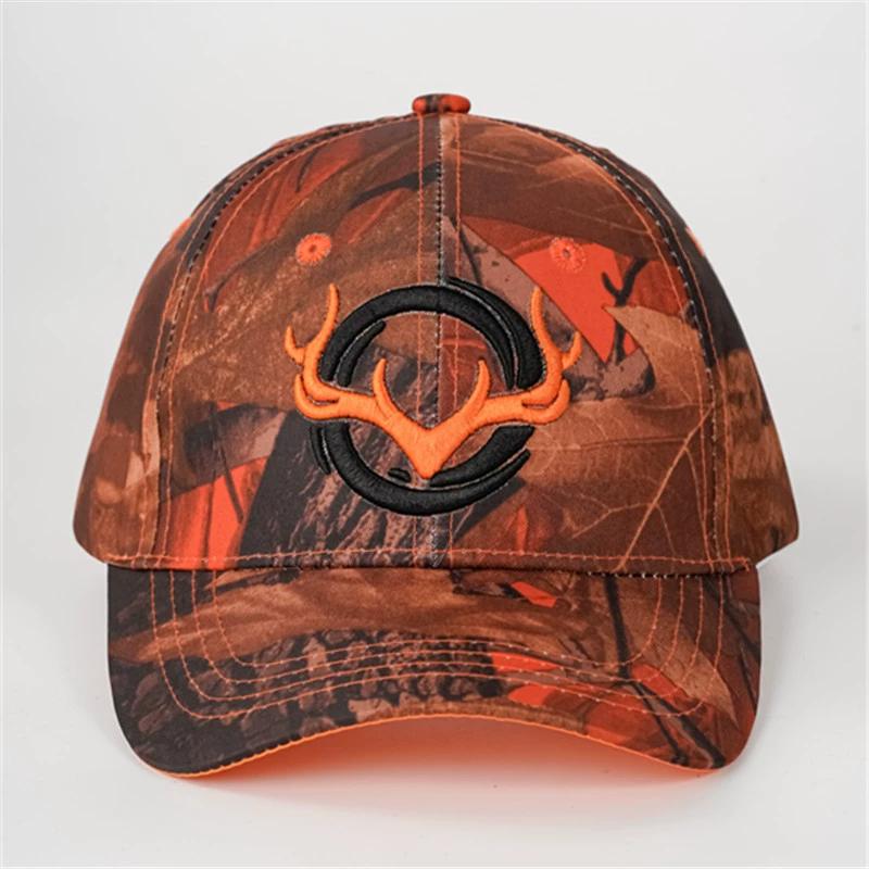 Fishing Stitching Embroidered Horn Cap Baseball Camo New Brand Latest Fresh Caps Outdoor Hunting Camouflage Jungle Hat Airsoft Tactical Hiking Hats