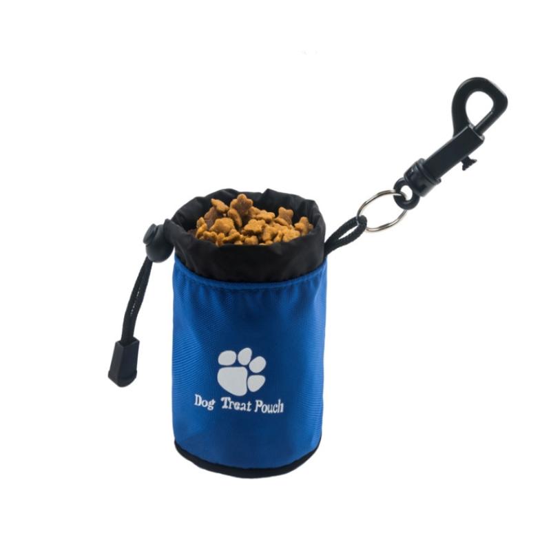 Portable Pet Training Waist Bag Drawstring Leak-Proof Dog Treat Bag Hands-Free Multi-Functional Puppy Snack Reward Bag