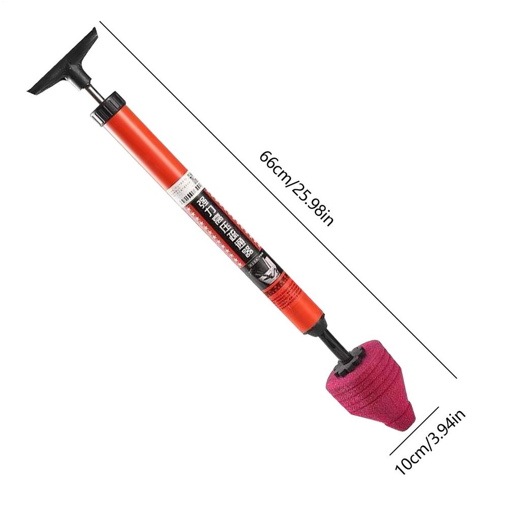High Pressure Toilet Plunger Plunge Tool Toilet Unclogger with Ergonomic Handle High Pressure Plumbing Tool Toilet Pipe Plunger