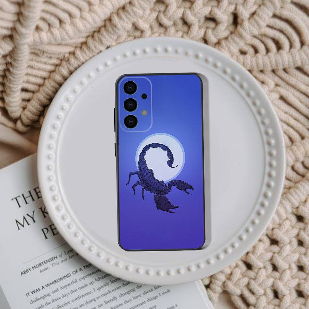 

Cool insect Scorpion Phone Case For Samsung Galaxy A 91,80,73,72,71,53,52,51,22,5G Shockproof Soft Black Cover SamsungA01