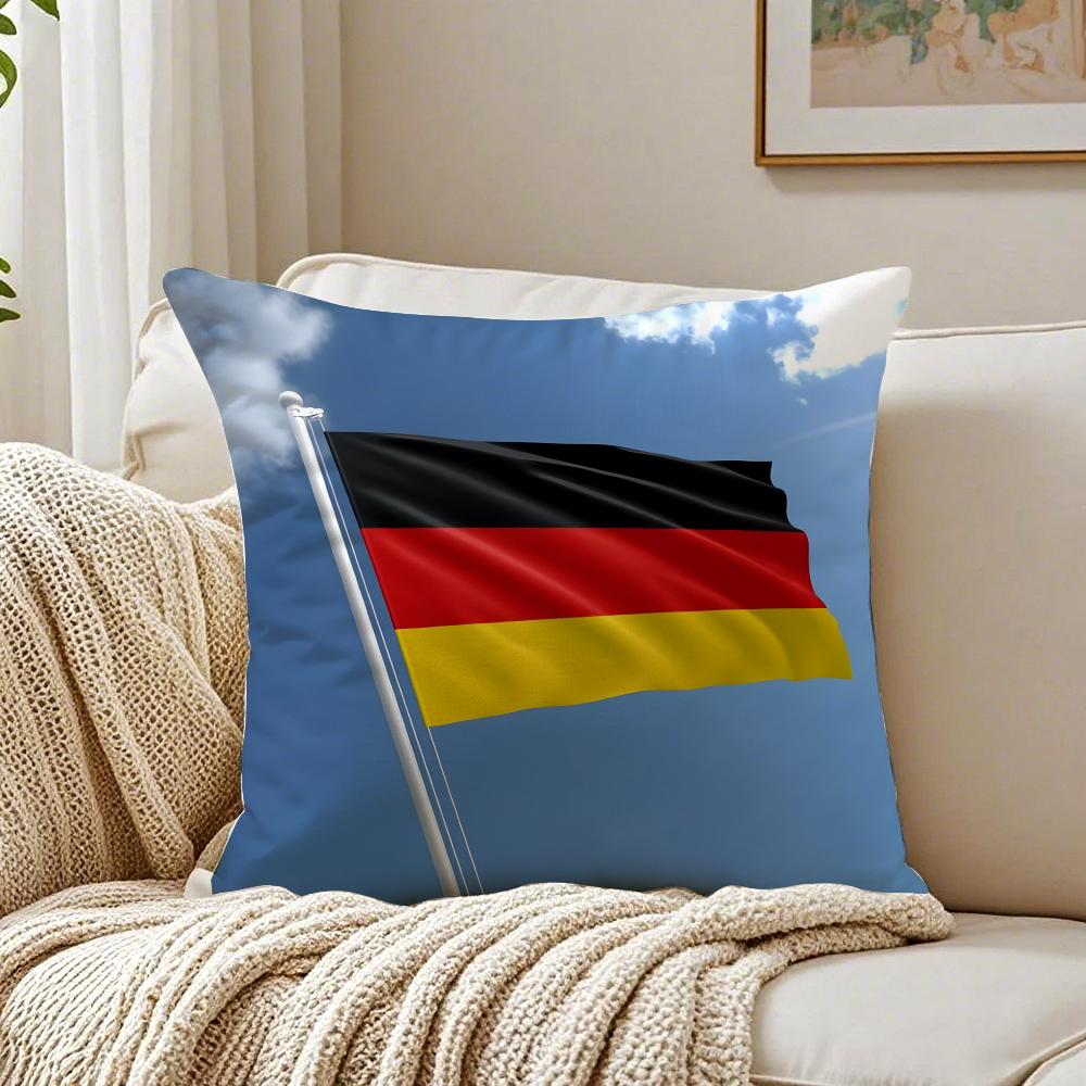 

Minimal Modern Simple fashion GGermany icon Cushion Cover Linen Pillowcase Soft for Sofa Bed Home Room Decor 30x30cm