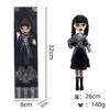 New Wednesday Addams Figure Cute Toy Addams Family Doll Room Decoration Children's Charm Collection Hobby Toys Kid Birthday Gift