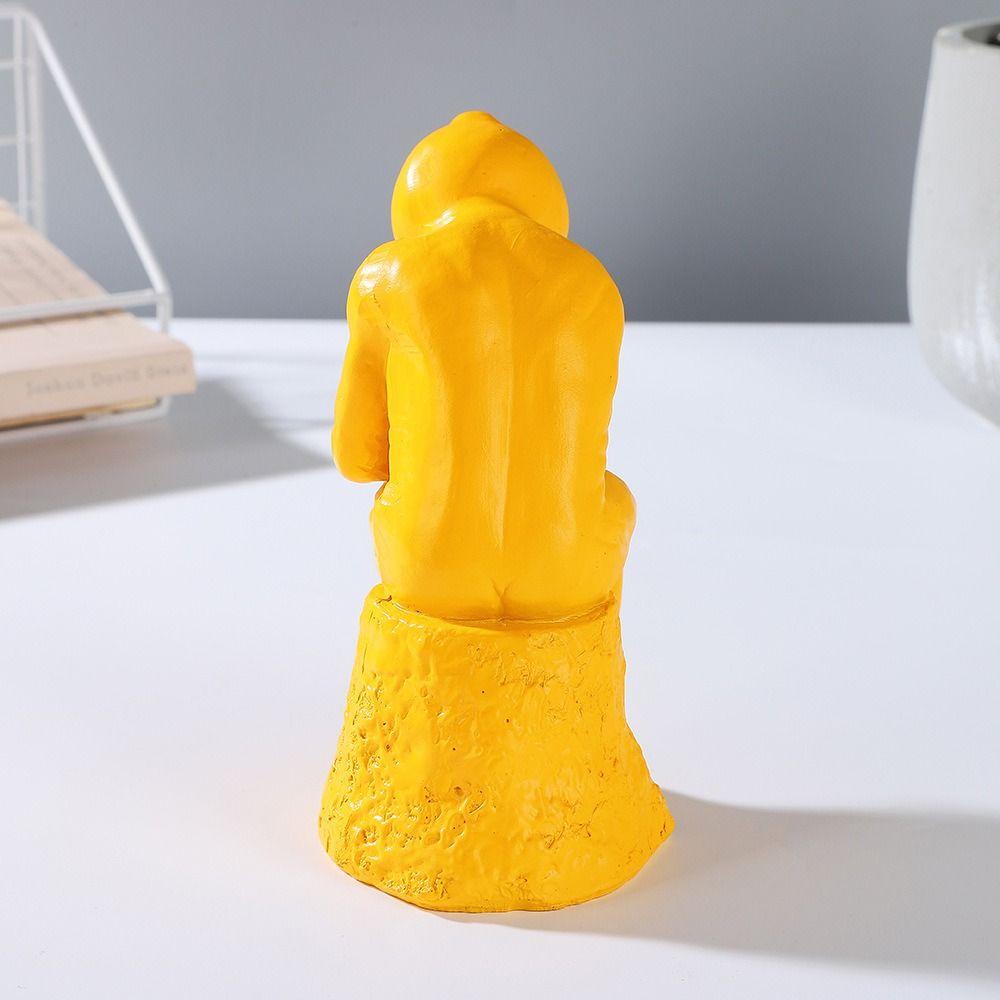 Model Thinking Duck Statue Sensory Toy Funny Animal Decorations  Children Toys