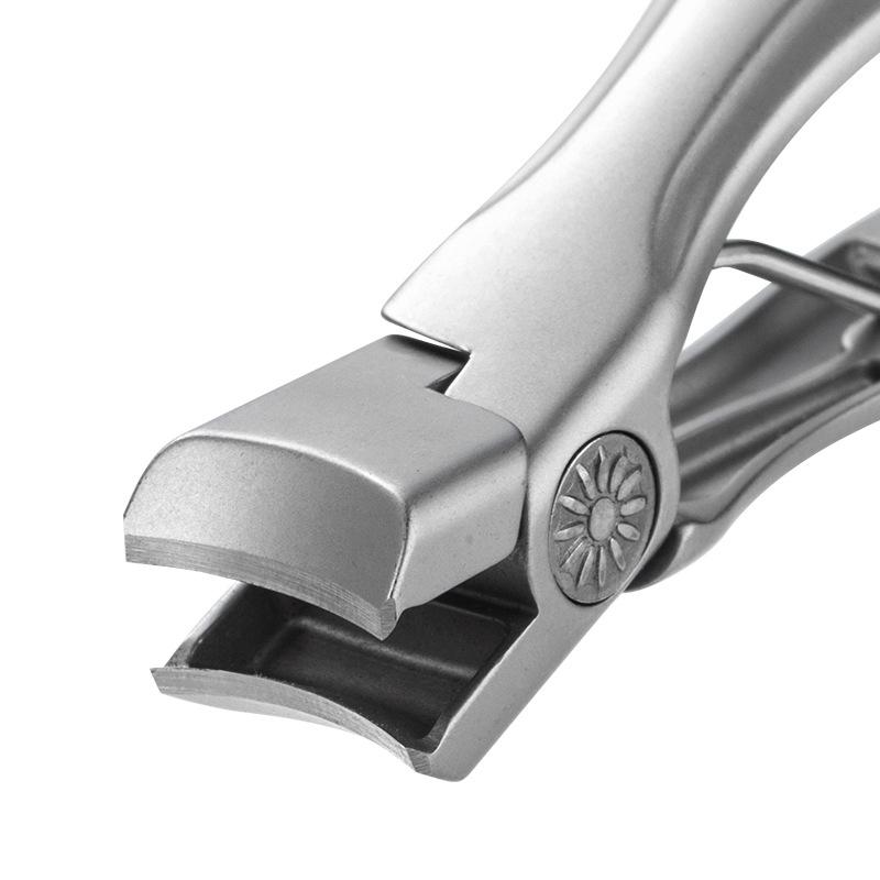 Stainless Steel Nail Clipper Splash-Proof Large Opening Nail Clipper Portable Dead Skin Removal Nail Clipper Cuticle Trimmer