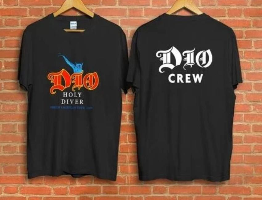 

Vintage Dio Holy Diver Tour Concert New TShirt Gildan TShirt 2 Sided Unisex T-Shirt XL