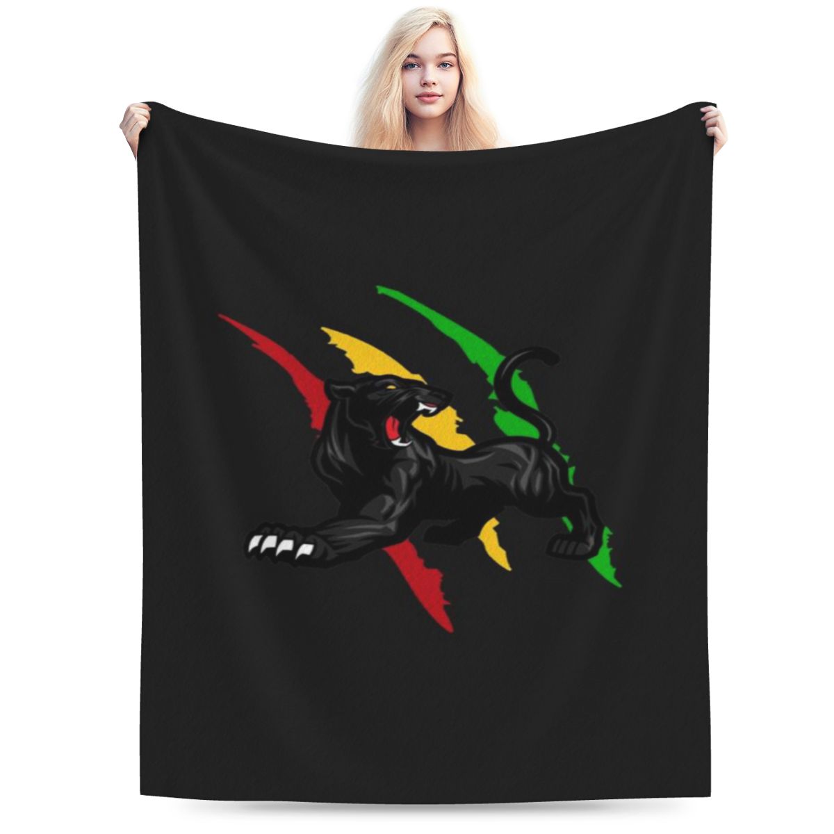 

Panthers Artwork Fanart Custom Soft Decorate Home An UltraSoft Micro Fleece Blanket 75x100cm 30x40in