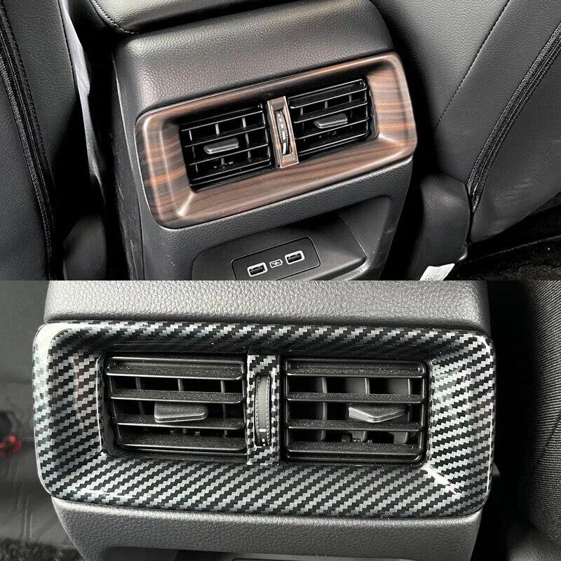 Tylny nawiew klimatyzacji wylot osłona ramy naklejka wykończeniowa dla Honda CR-V CRV 2023 ABS akcesoria samochodowe do stylizacji