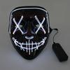 Wireless Halloween Neon LED Purge Mask Masque Masquerade Party Masks Light Grow In The Dark Horror Mask Glowing Masker