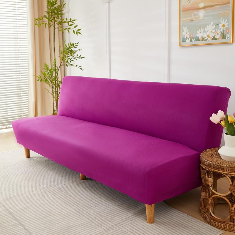Breathable Sofa Bed Cover Without Armrestastic Couch Bed Cover Washable Anti Scratch Sofa Protector For Cat For Living Room
