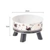 Non-Slip Stainless Steel Pet Bowl - High-Footed Design for Cat & Dog Neck Protection