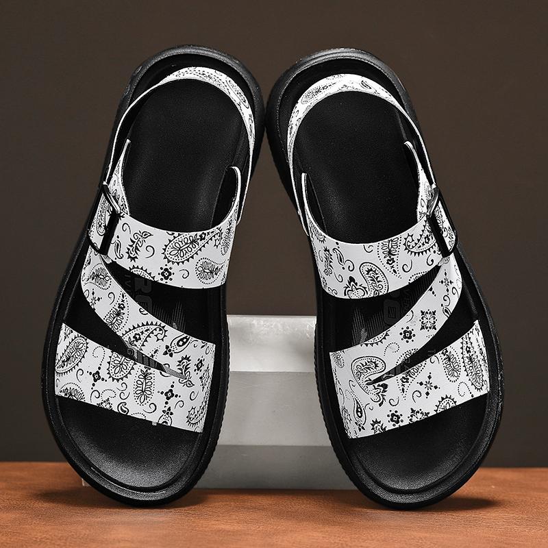 Men's High Quality Casual Sandals Summer Outdoor Anti Slip Soft Sole Comfort Beach Shoes Lazy Driving Slipper