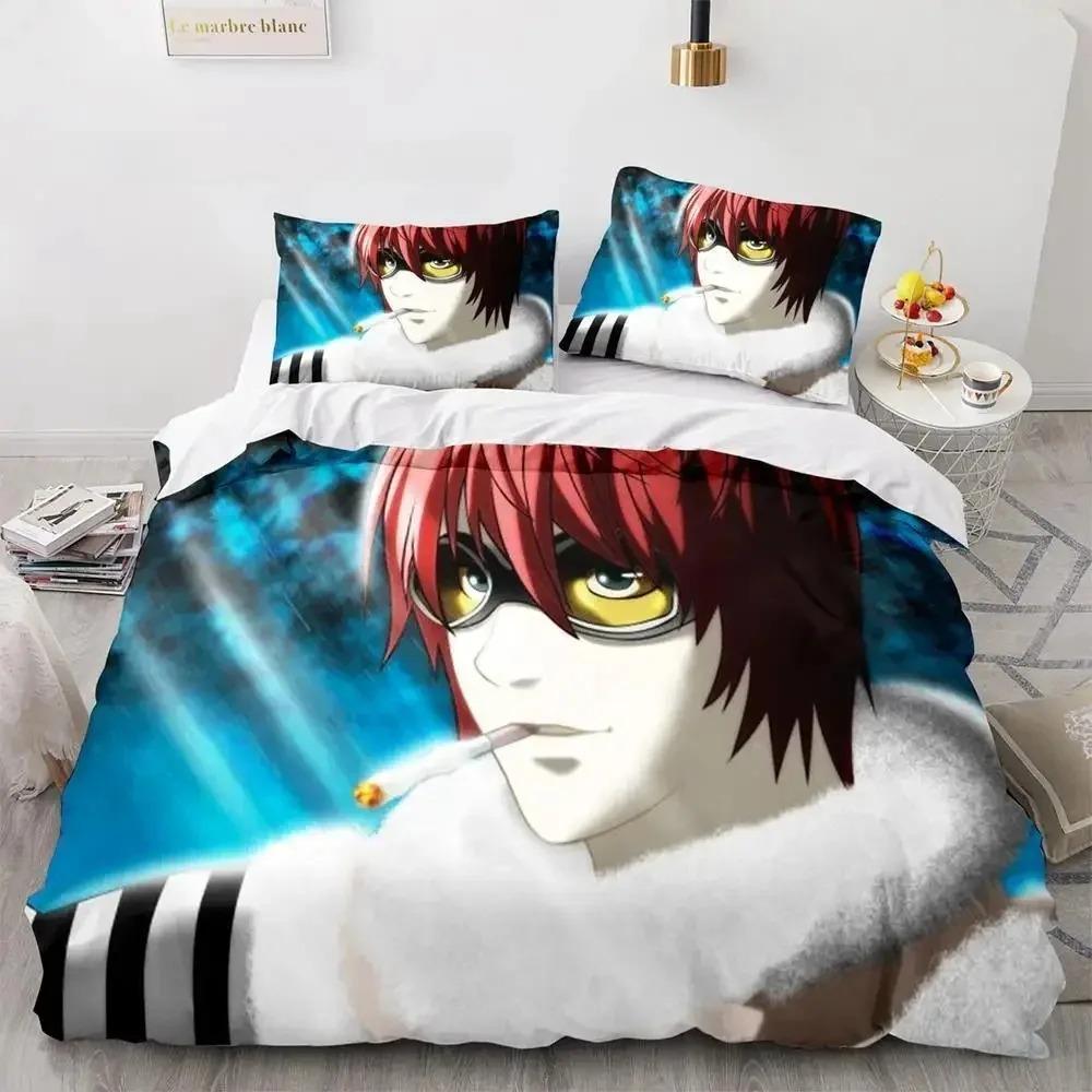 3D Print Anime Death Note Bedding Set Single Twin Full Queen King Size Bed Set Adult Kids Bedroom Duvet Cover Sets Home Textiles