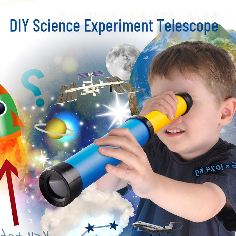 

Kids DIY Discovery Telescope Kit for Kindergarten Science Exploration