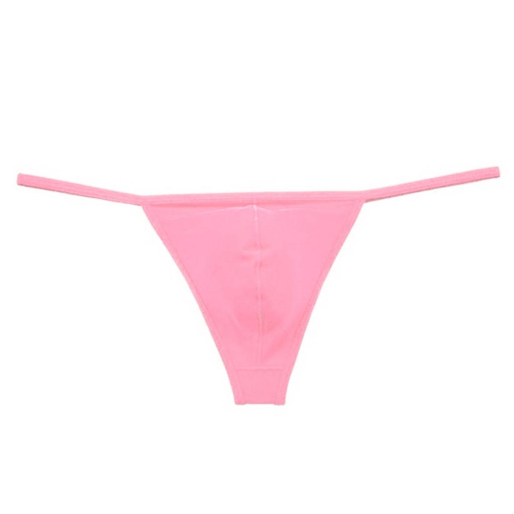 Open Back Mens Underpants Low Waist Briefs G-string Thong Underwear