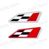3D Chrome Metal Car Styling Race Flag Emblem Body Trunk Fender Badge Sticker For Seat Leon 300 Cupra Ateca Arona Ibiza Altea