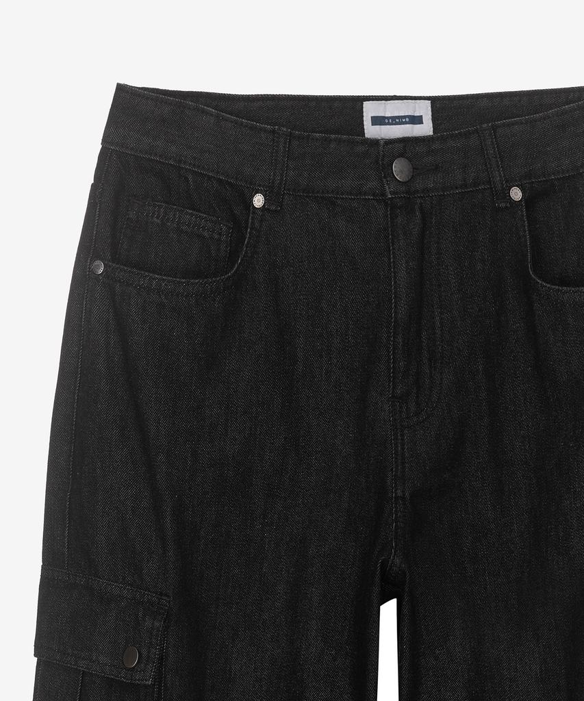 MINDBRIDGE Wide Cargo Denim Pants Mydp6156
