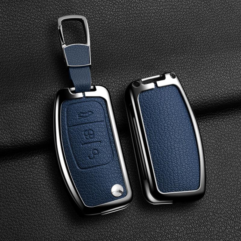 Interior Mouldings New Car Key Case Cover Keychain Protector Shell Fob Holder For Ford Focus 2 MK2 Fiesta Mondeo Galaxy Falcon T