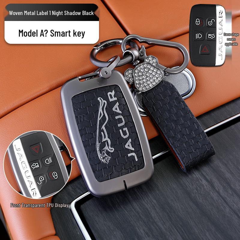 Pouzdro na klíče Jaguar XEL/XFL/F-PACE/E-PACE/F-TYPE Kovový kryt