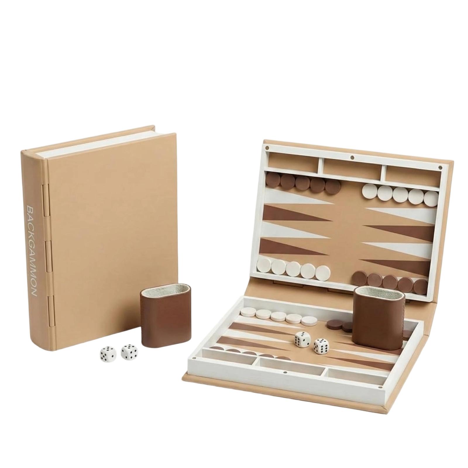 Board Game Set, Book-shaped Design, Portable Travel Game, Decorative Storage Box