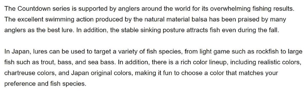 Rapala Countdown Sinking Lure CD07/GFR (2361)