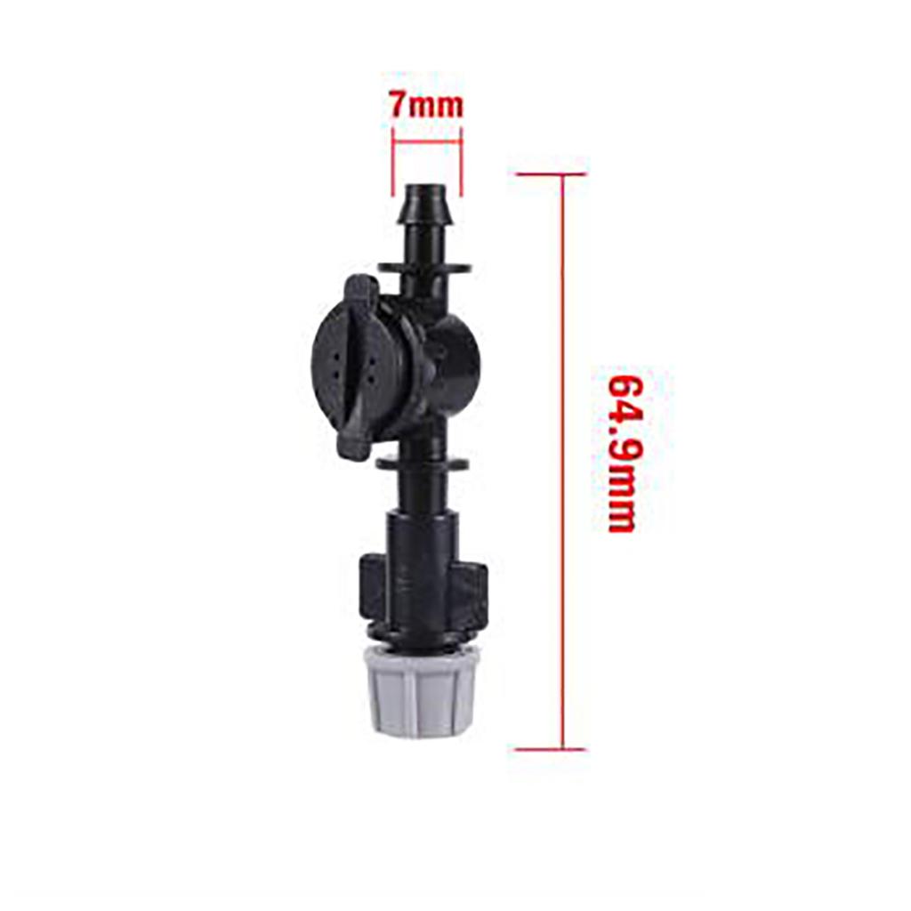 13 Types of Grey Adjustable Misting Nozzle Kits 4/7mm Hose Automatic Cooling Watering Irrigation System Portable Fogging Sprayer