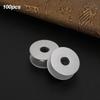 100Pcs Metal Bobbins for Flat Embroidery Car Sewing Machine Replacement Accessories