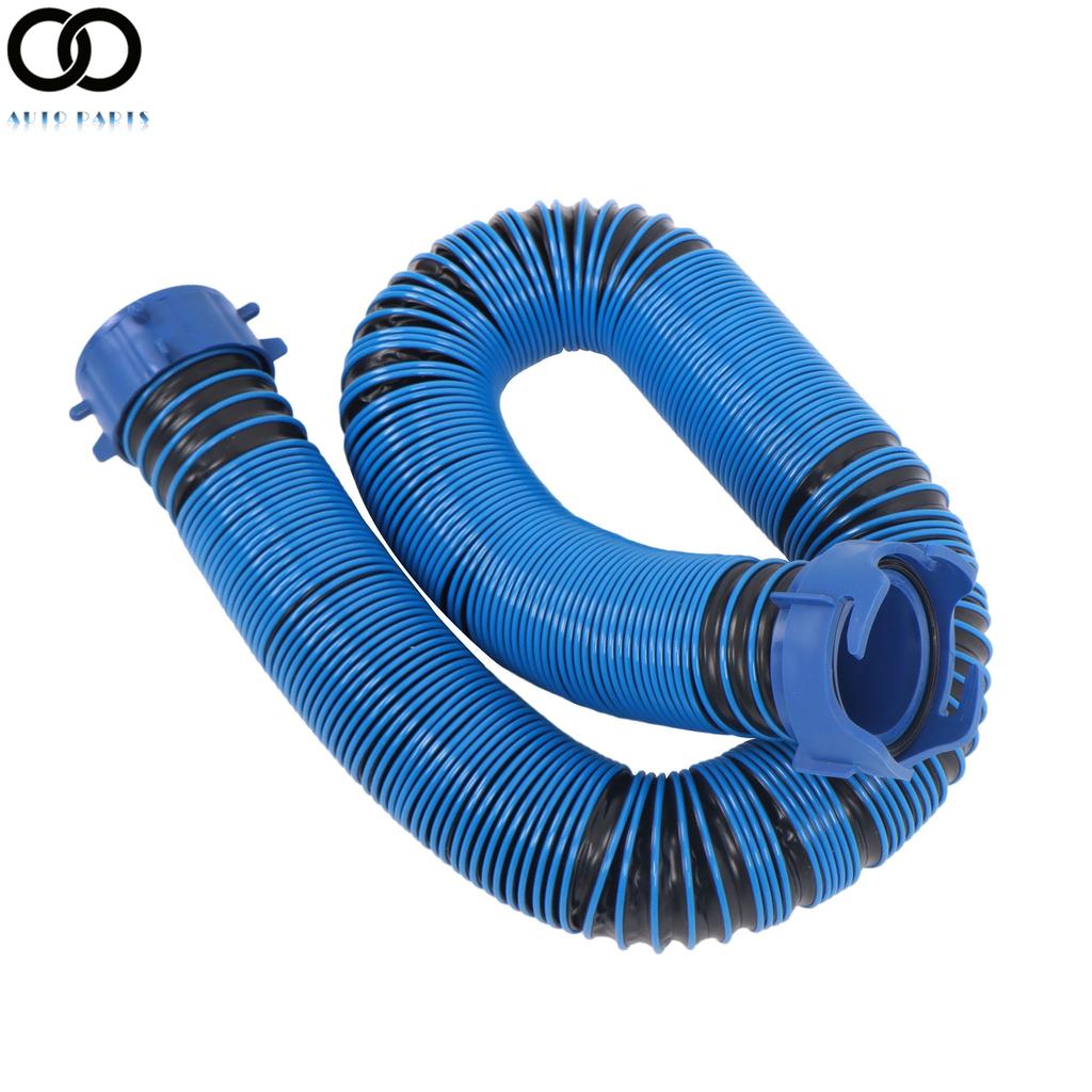 10 FT Sewer Hose Kit & 4-in-1 Adapter & Clear Elbow  & Cap For Camper RV Trailer