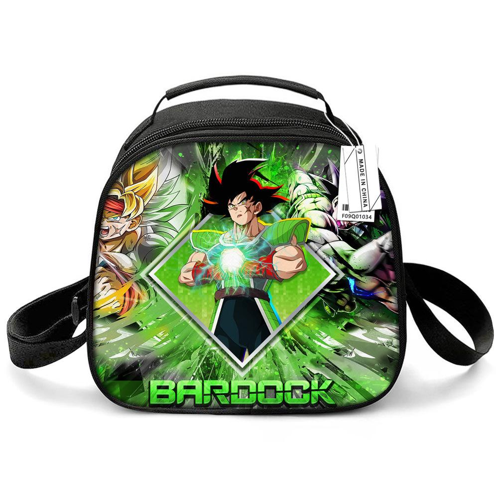 Dragon Ball Children'S Lunch Bag, Elementary School Lunch Box Bag, Ice Bag, Cartoon Shoulder Portable Meal Bag