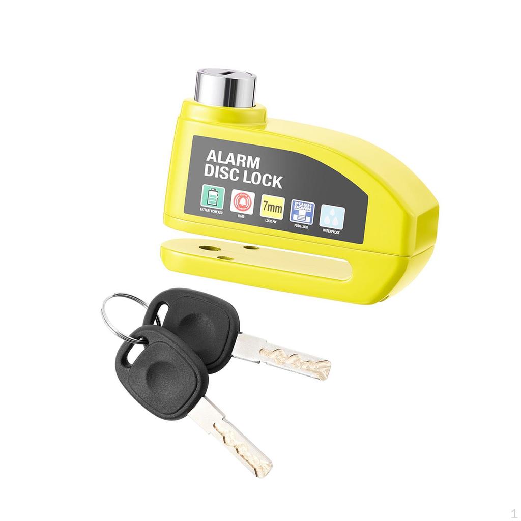 Bike Disc Lock Alarm Wheel for Bicycle Universal Motorcycle