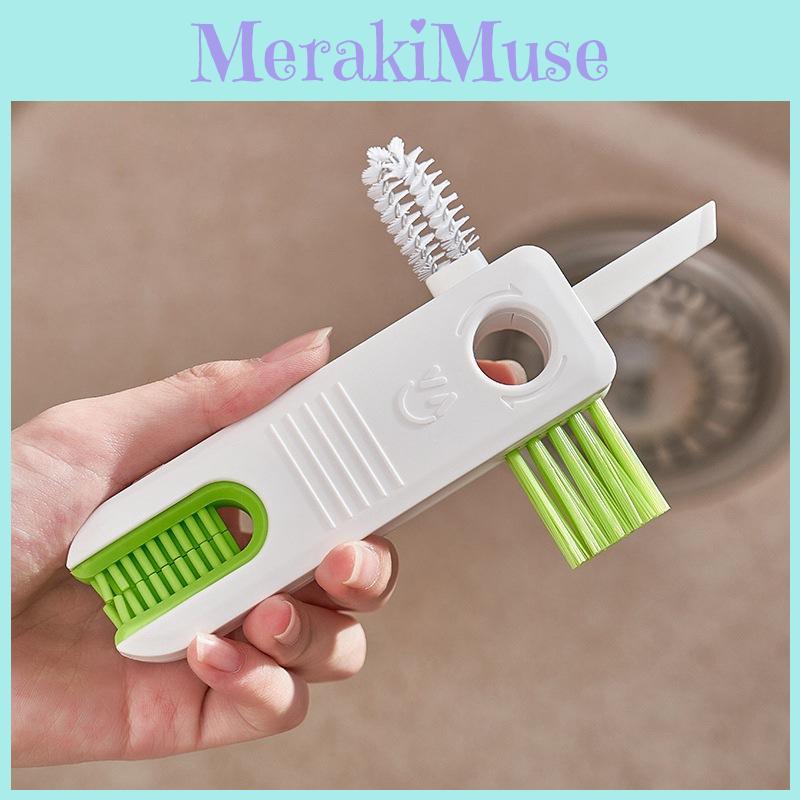 Compact Cup Cleaning Brush Kit For Bottles Mugs And Thermos With Durable Design