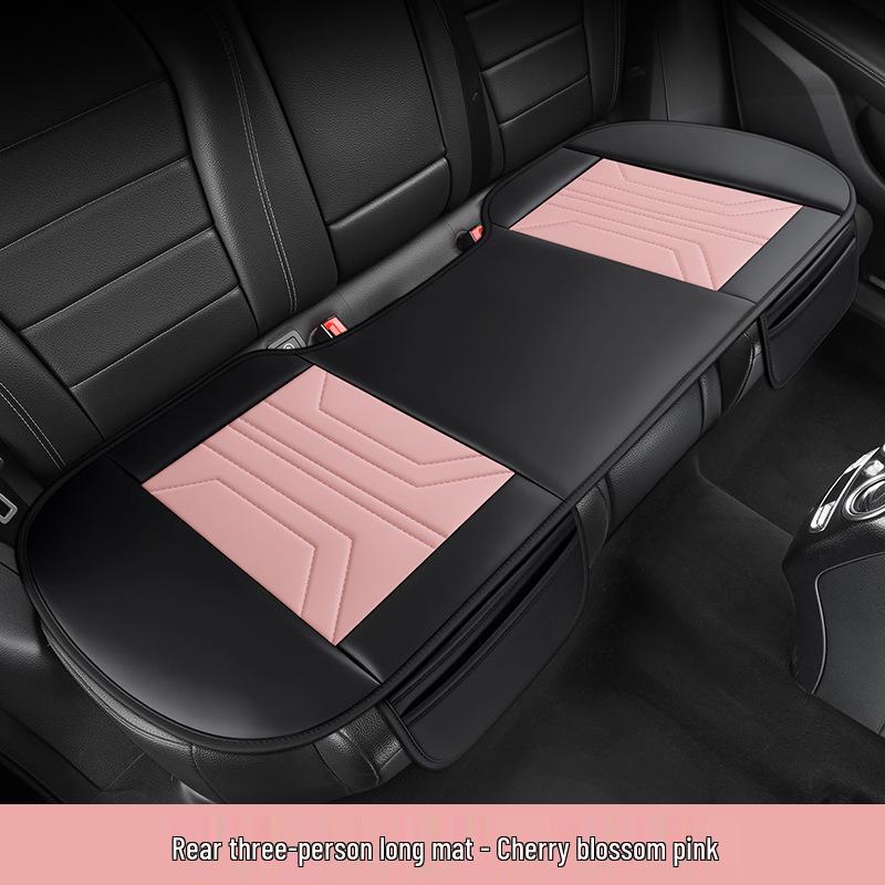 Universal All-Season Leather Car Seat Cushion for SUVs, Off-Road, Sedans, and Trucks