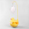Creative Interesting Cat Teaser Anti-Bite Turntable Self Amusing Interactive with Removable Feathers & Bells Cat Pet Supplies