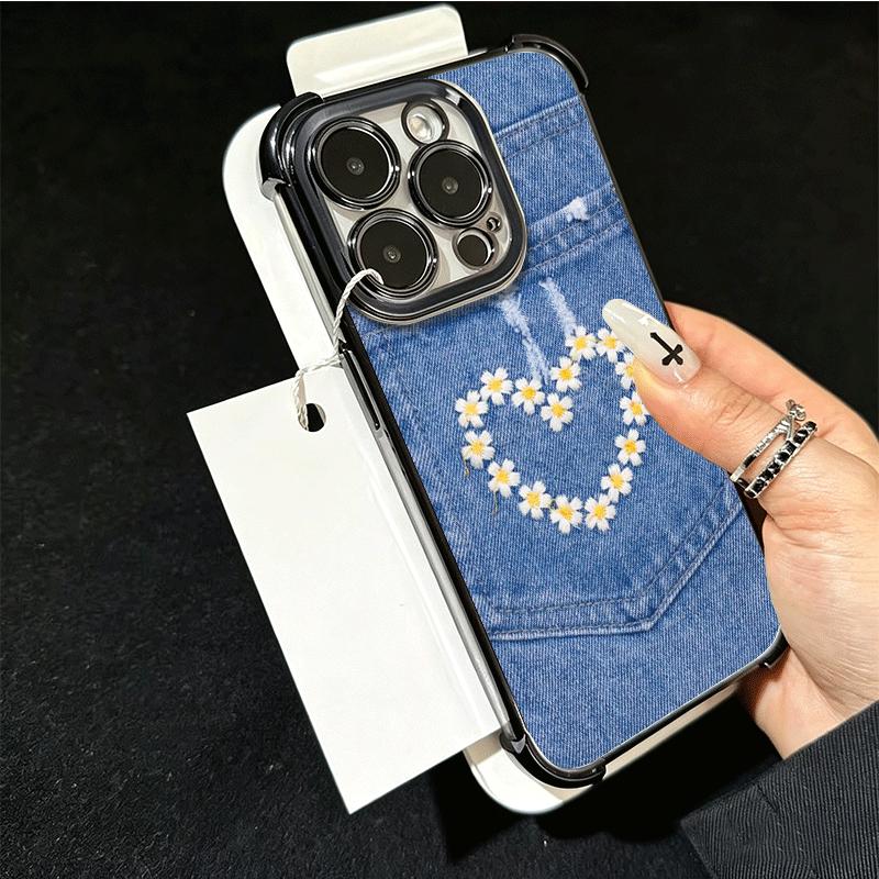 Retro Denim Pattern Soft Phone Case For Xiaomi Poco X7 X8 Pro Max X6 X5 X3 F8 Ultra F7 M8 M7 M5S Redmi 15C 15A 15 14C 13C 12C 13
