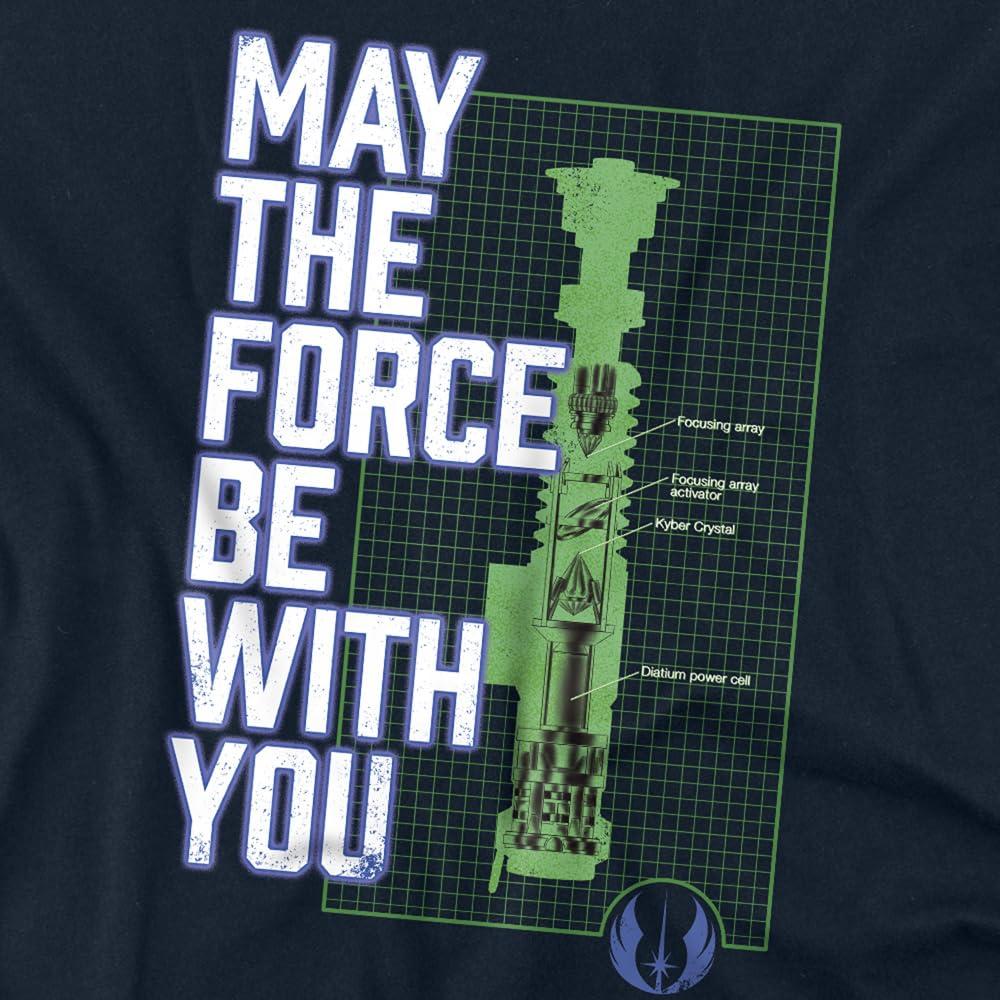 STAR WARS Mens Force Lightsaber T-Shirt