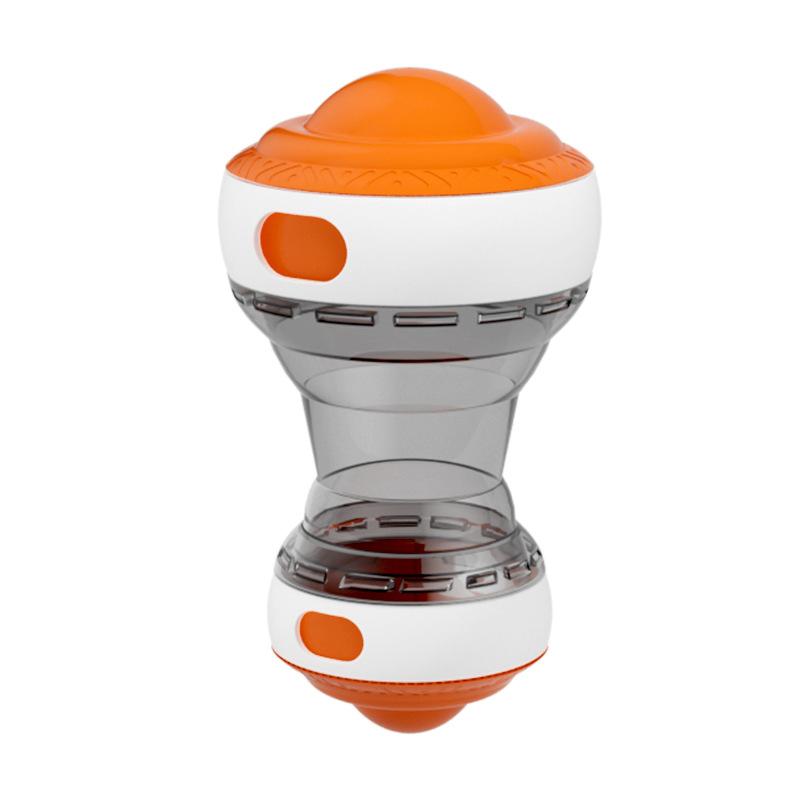 2025 Hot Selling Interactive Dog Feeder Toy Slow Rotating Plastic Chew Toy Cross Border Pet Supplies