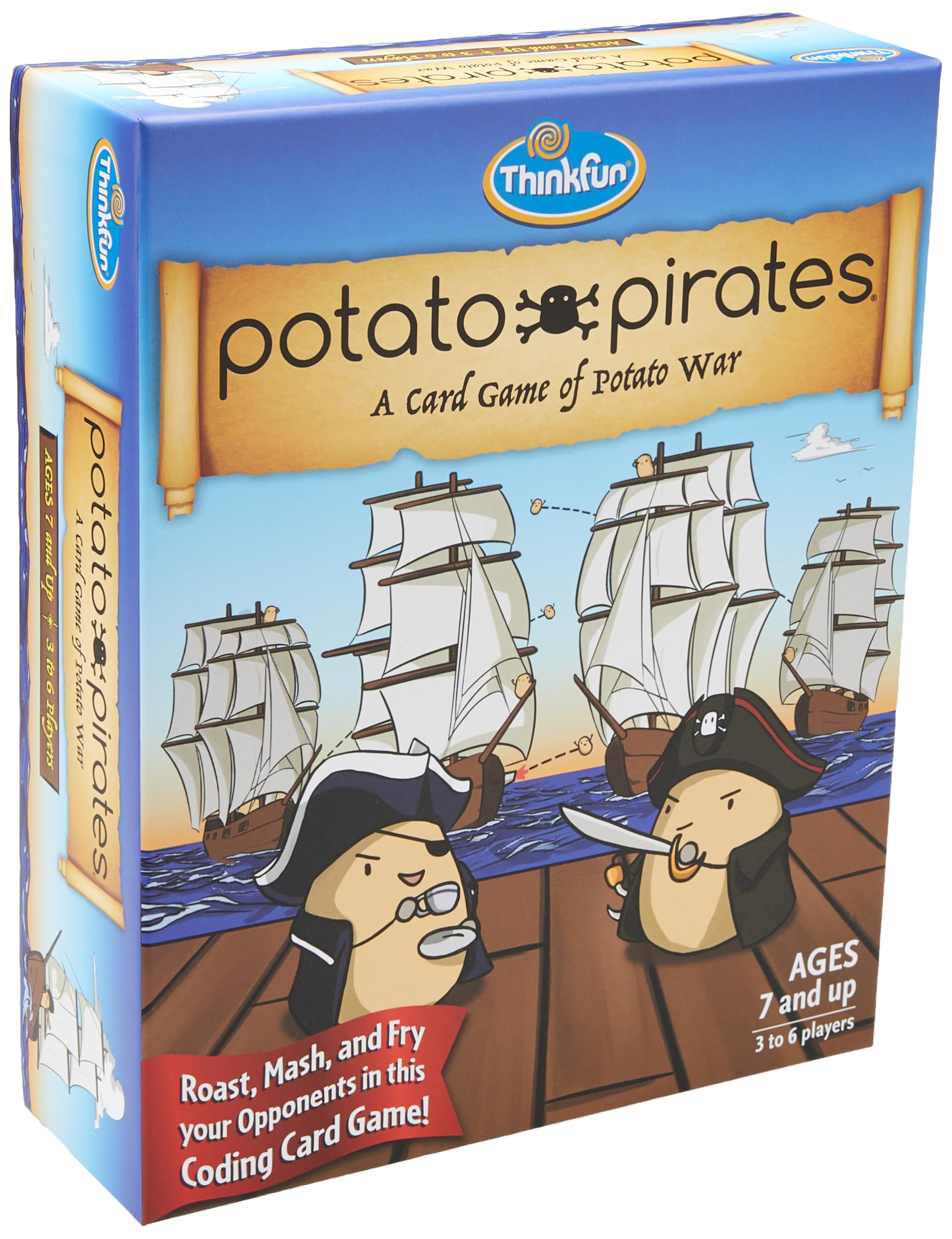 

ThinkFun Battle Game of Potato Pirates 1930 Японская инструкция по эксплуатации Включая Возраст ThinkFun Potato Pirates 7+