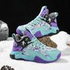 Kobe Kids Winter Basketball Shoes for Boys - Velvet Warm, Trendy Sports Sneakers for Primary Students
