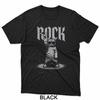 Rock On Cat Rock Music Gift Men Kids Women Funny Cat T-Shirt