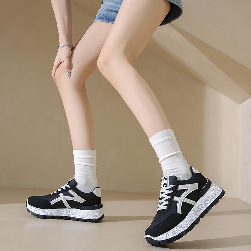 Luxusní platformové boty Nové volnočasové protiskluzové zelené běžecké módní designérské boty Sportovní kožené dámské tenisky Módní boty